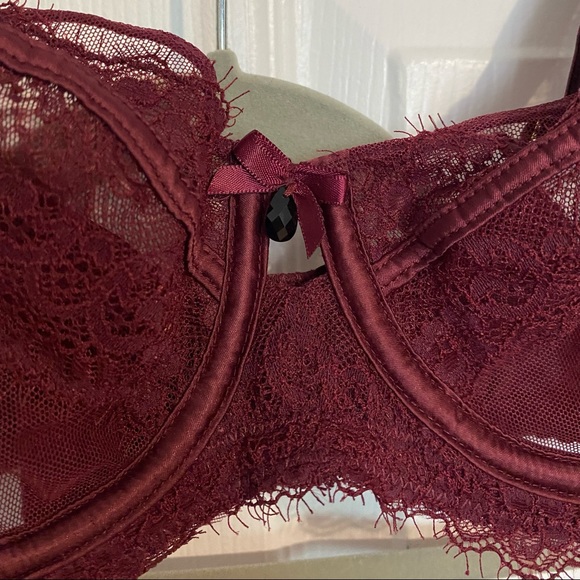 2 Piece Merlot Bra and Panty Set - Picture 5 of 16